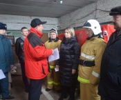 Передача мобильного пожарного поста ВДПО добровольцам Лякинского сельского поселения