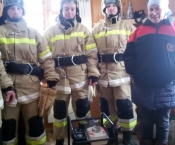 Боевое крещение лазаревских добровольных пожарных 