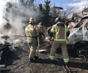 Участие добровольцев Ломоносовского района в ликвидации пожаров