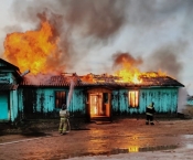 Сельский Дом культуры сгорел в Вытегорском районе