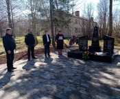 Сотрудники ВДПО приняли участие в реконструкции Братской могилы в деревне Колбеки 
