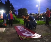 Представители ВДПО зажгли свечи памяти в рабочем поселке Куйтун