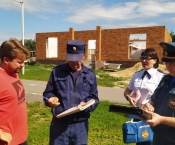 Пожарная безопасность Обоянского района на контроле у добровольцев и пожарных