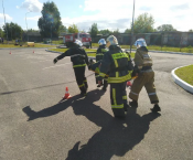 Соревнования по пожарно-спасательному спорту 