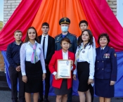 На торжественной линейке награждена лучшая дружина юных пожарных Республики Алтай