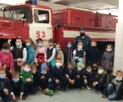 Экскурсия в пожарно-спасательную часть г. Зеленодольска
