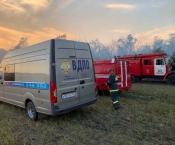 Пожарные-добровольцы ВДПО г. Шахты приняли участие в ликвидации ландшафтного пожара