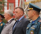 Принятие присяги в день пожарной охраны Курской области 