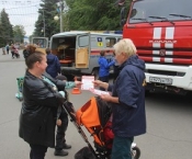 О пожарной безопасности рассказали жителям Волжского специалисты ВДПО и МЧС России 