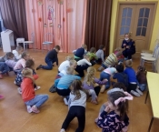 Профилактическую беседу с воспитанниками детского сада провели специалисты ВДПО Тосненского района 