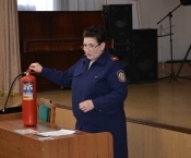 Специалист ТРО ВДПО провела инструктаж по пожарной безопасности  в Центе реабилитации «Ветеран»