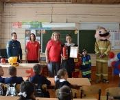 Специалисты ВДПО провели урок пожарной безопасности для школьников