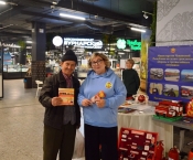 Выставка первичных средств пожаротушения от ВДПО Чувашской Республики в Агромаркете «Пехет»