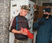 Крымское республиканское отделение ВДПО продолжает работу по установке пожарных извещателей в домах многодетных семей 