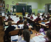 Уроки ВДПО и МЧС со школьниками Обоянского района