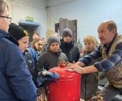 Юные пожарные из города Торжка посетили производственный участок ВДПО